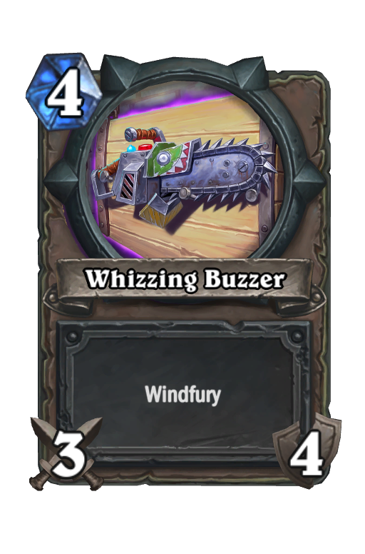 Whizzing Buzzer Hearthstone kártya
