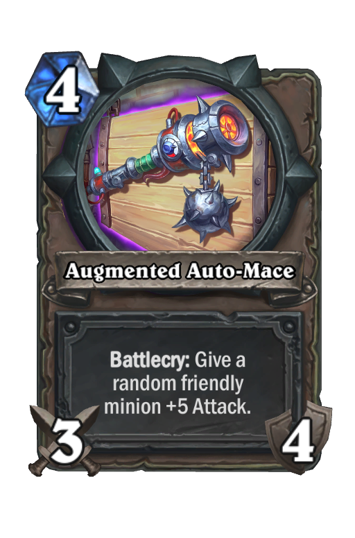 Augmented Auto-Mace Hearthstone kártya