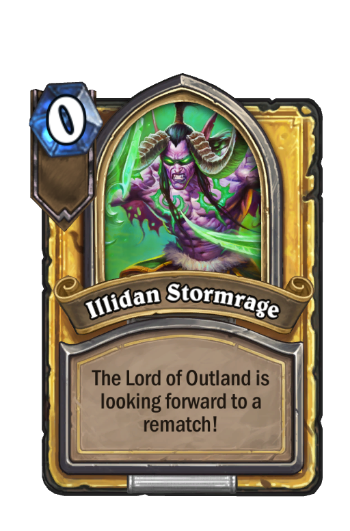 Illidan Stormrage Hearthstone kártya