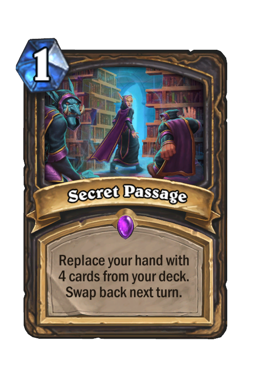 Secret Passage Hearthstone kártya