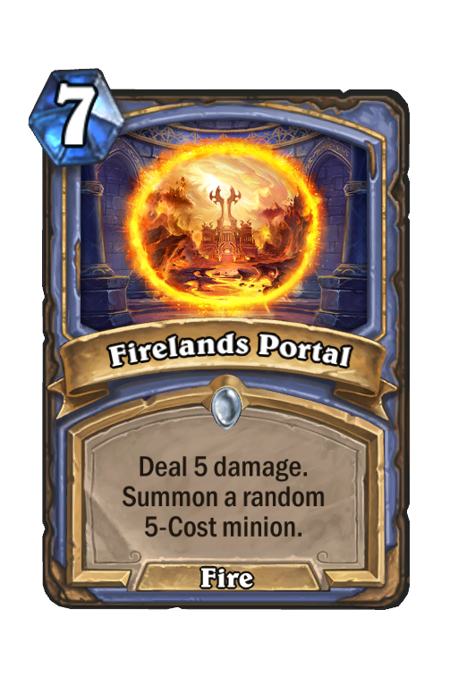 Firelands Portal Hearthstone kártya