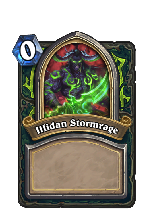 Illidan Stormrage Hearthstone kártya