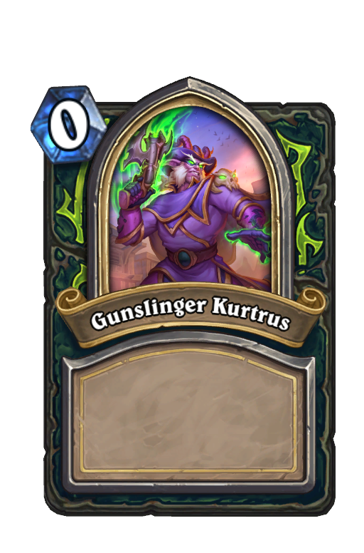Gunslinger Kurtrus Hearthstone kártya
