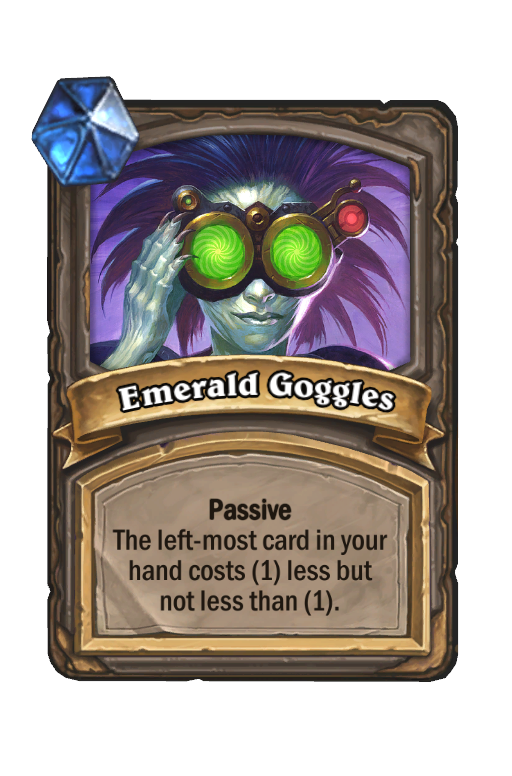 Emerald Goggles Hearthstone kártya