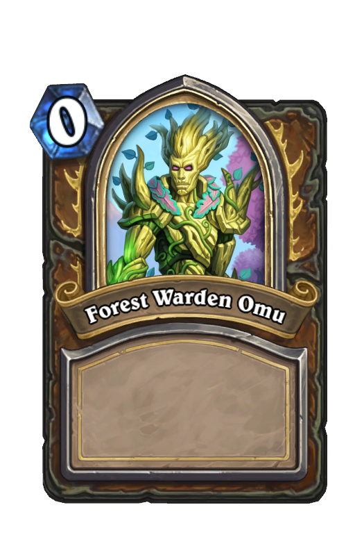 Forest Warden Omu Hearthstone kártya