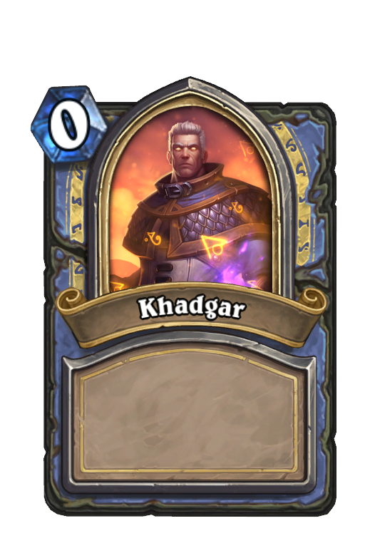 Khadgar Hearthstone kártya