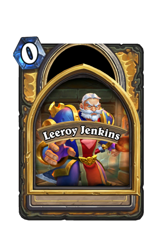 Leeroy Jenkins Hearthstone kártya
