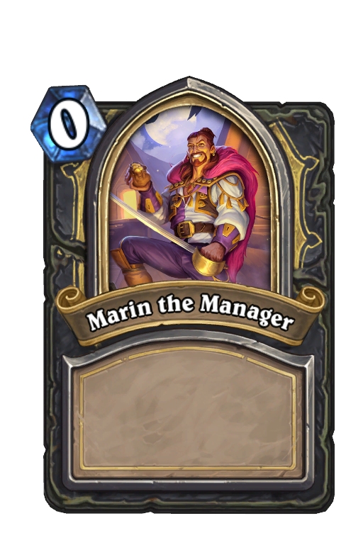 Marin the Manager Hearthstone kártya