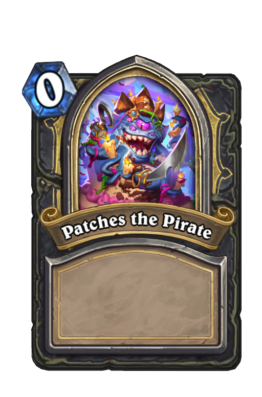 Patches the Pirate Hearthstone kártya