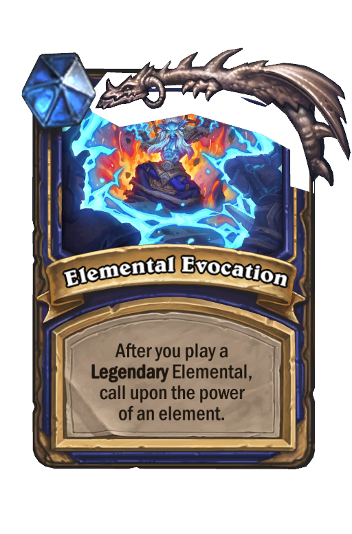 Elemental Evocation Hearthstone kártya