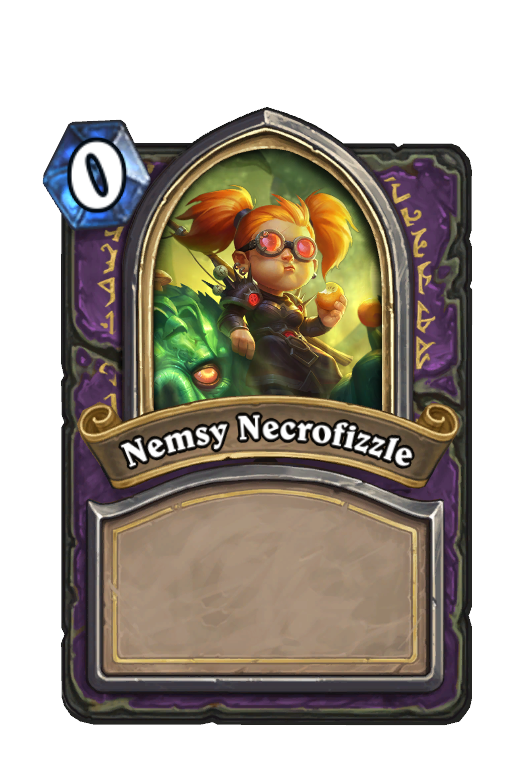 Nemsy Necrofizzle Hearthstone kártya