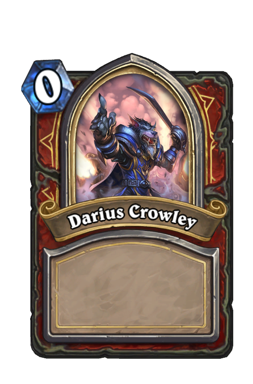 Darius Crowley Hearthstone kártya