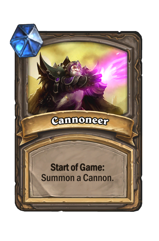 Cannoneer Hearthstone kártya