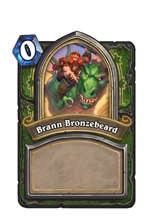 Brann Bronzebeard Hearthstone kártya