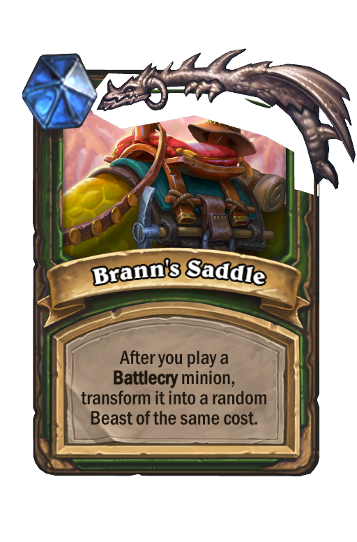 Brann's Saddle Hearthstone kártya