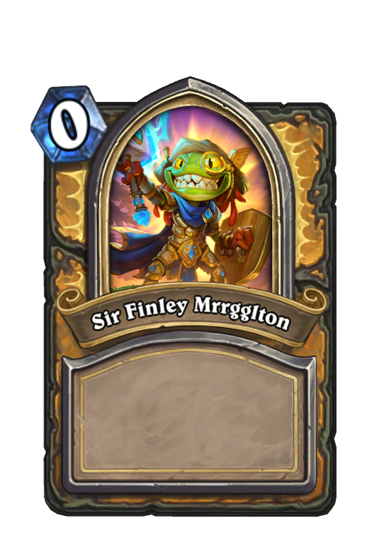 Sir Finley Mrrgglton Hearthstone kártya