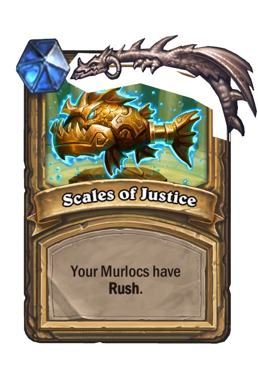 Scales of Justice Hearthstone kártya