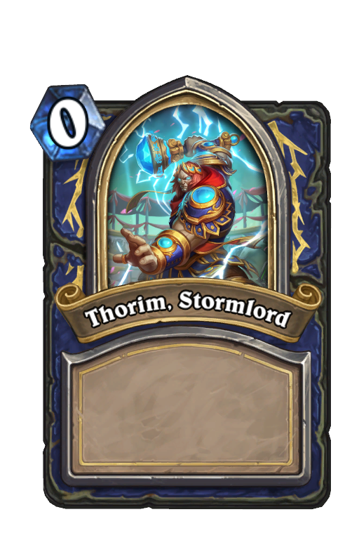 Thorim, Stormlord Hearthstone kártya