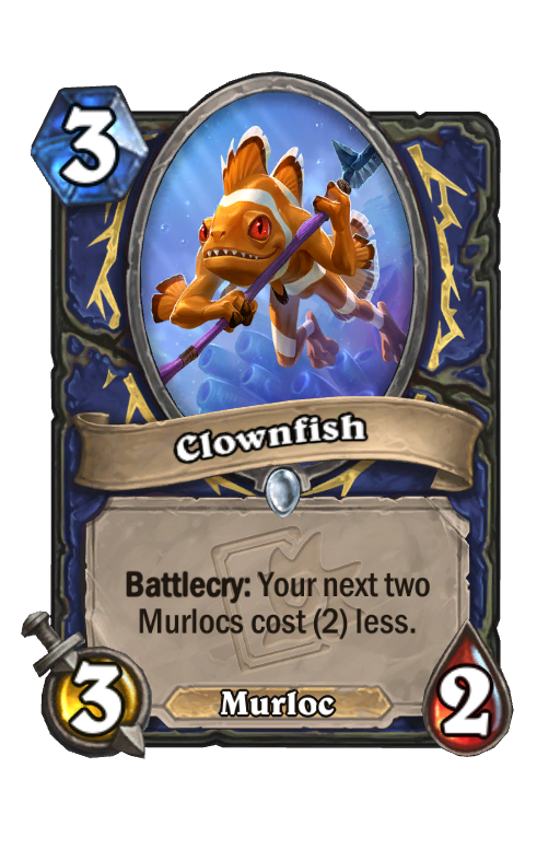 Clownfish Hearthstone kártya