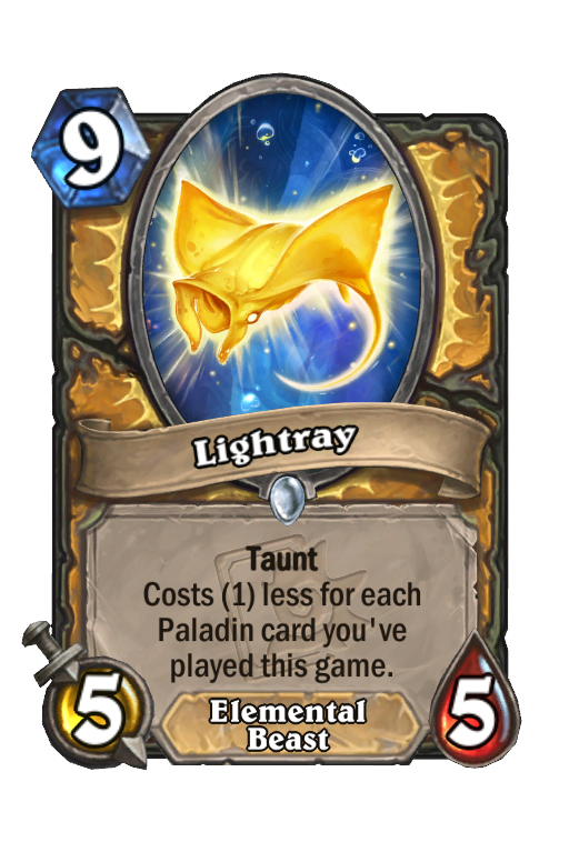 Lightray Hearthstone kártya