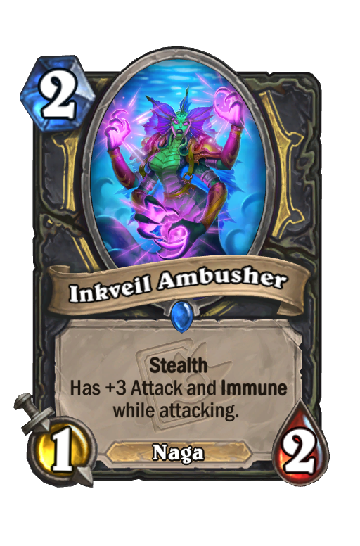 Inkveil Ambusher Hearthstone kártya