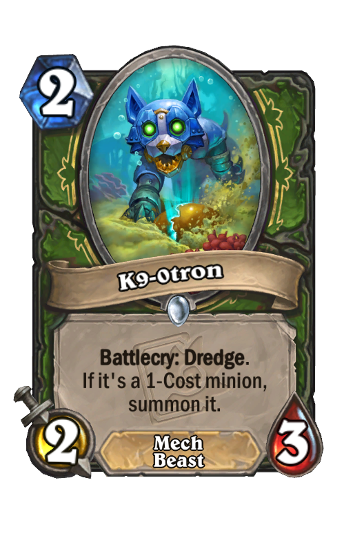 K9-0tron Hearthstone kártya