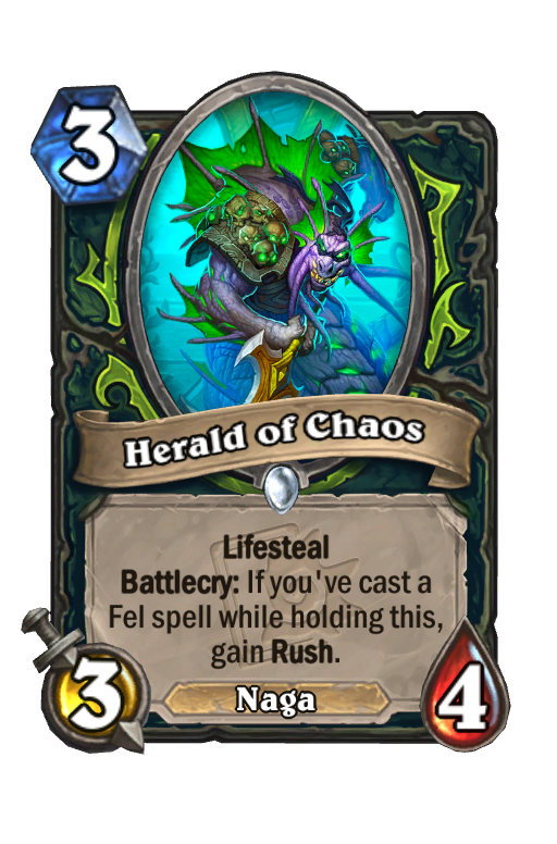 Herald of Chaos Hearthstone kártya