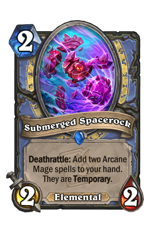 Submerged Spacerock Hearthstone kártya