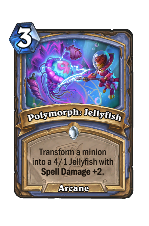 Polymorph: Jellyfish Hearthstone kártya
