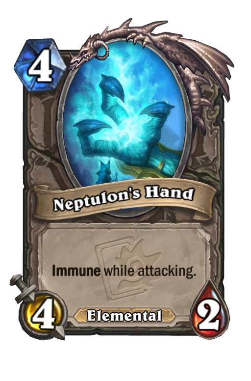 Neptulon's Hand Hearthstone kártya