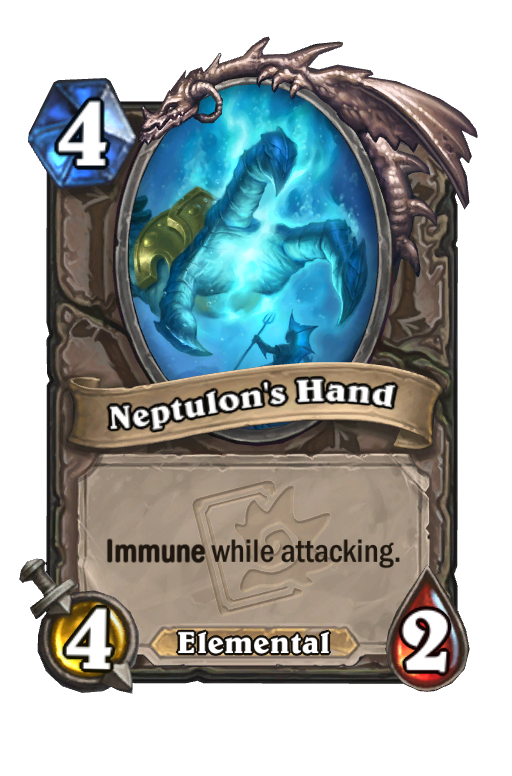 Neptulon's Hand Hearthstone kártya