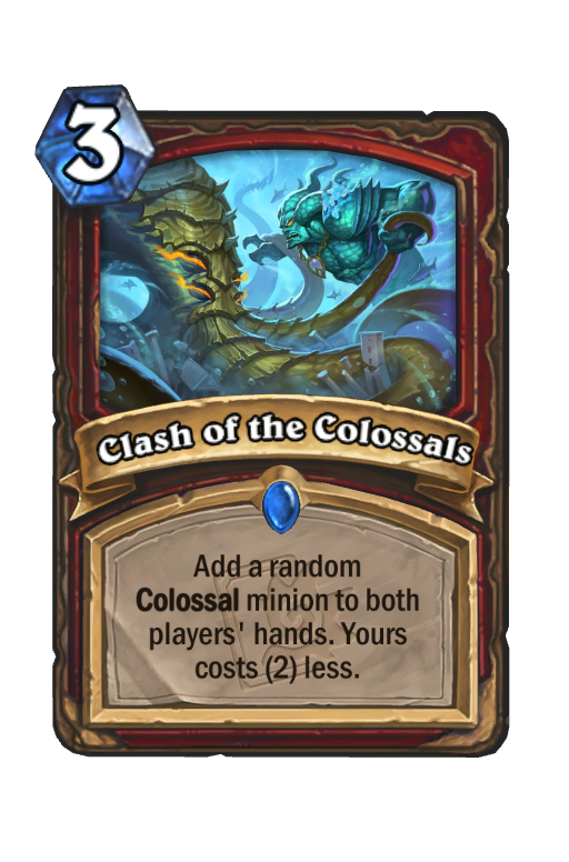 Clash of the Colossals Hearthstone kártya