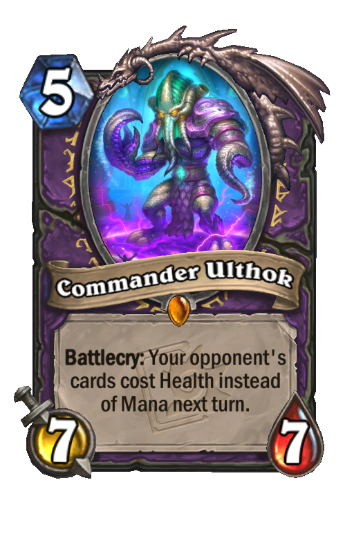 Commander Ulthok Hearthstone kártya