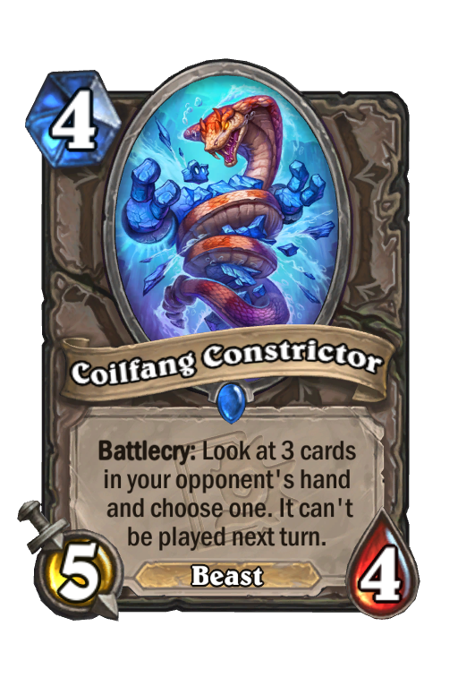Coilfang Constrictor Hearthstone kártya
