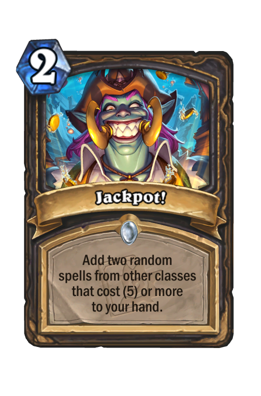 Jackpot! Hearthstone kártya