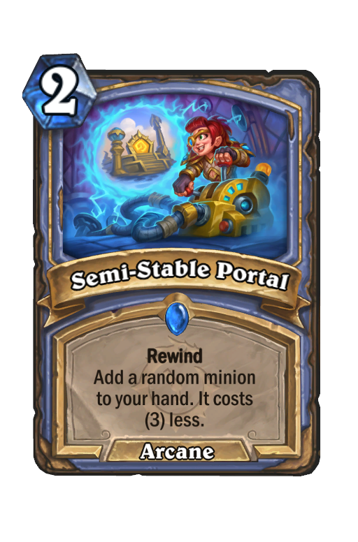 Semi-Stable Portal Hearthstone kártya