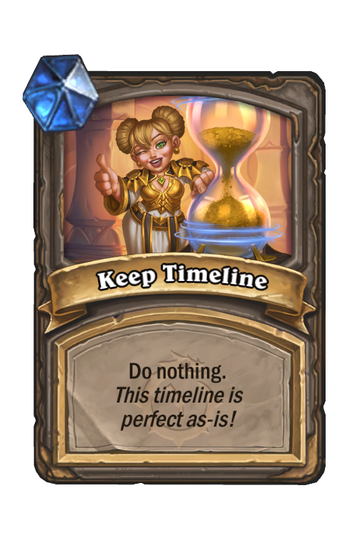 Keep Timeline Hearthstone kártya