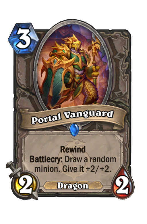 Portal Vanguard Hearthstone kártya
