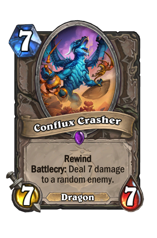 Conflux Crasher Hearthstone kártya