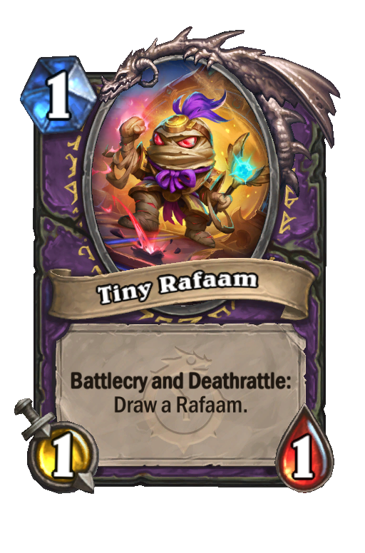 Tiny Rafaam Hearthstone kártya