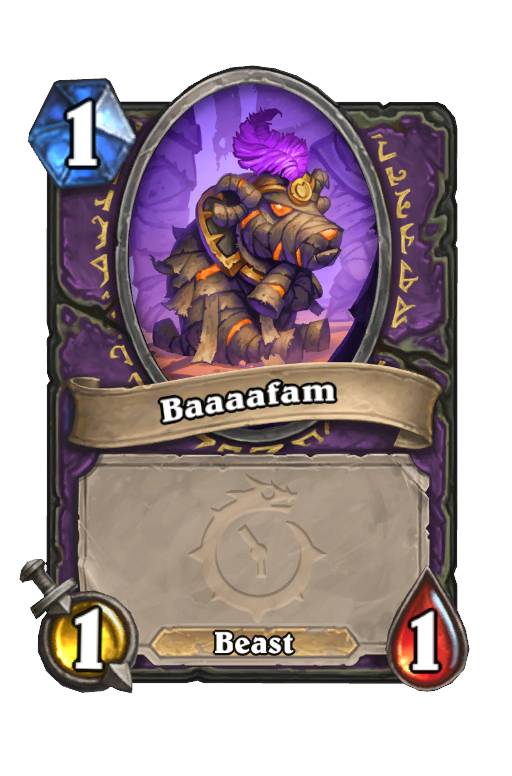 Baaaafam Hearthstone kártya