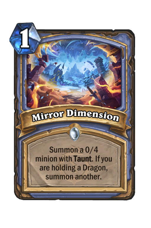 Mirror Dimension Hearthstone kártya