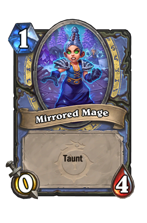 Mirrored Mage Hearthstone kártya