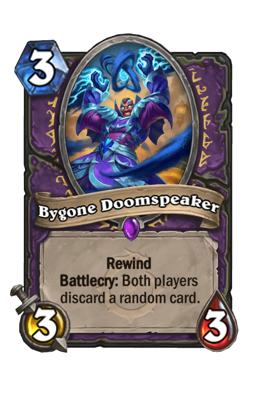 Bygone Doomspeaker Hearthstone kártya