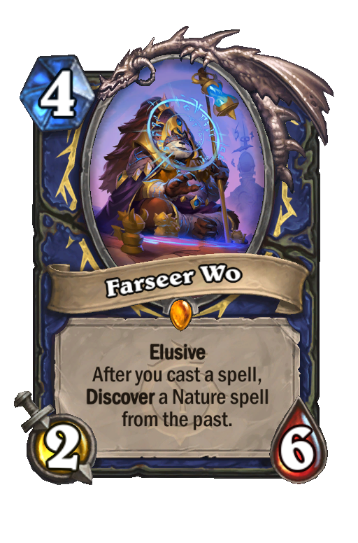 Farseer Wo Hearthstone kártya