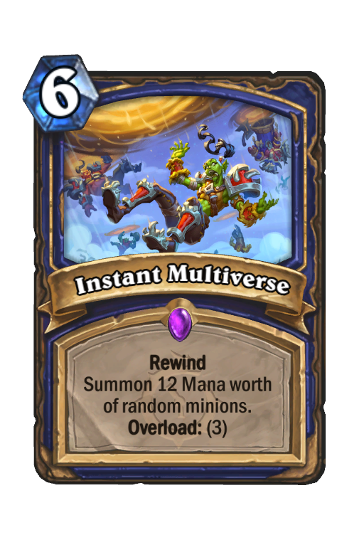 Instant Multiverse Hearthstone kártya