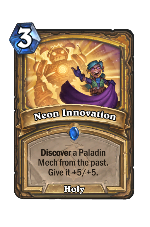 Neon Innovation Hearthstone kártya