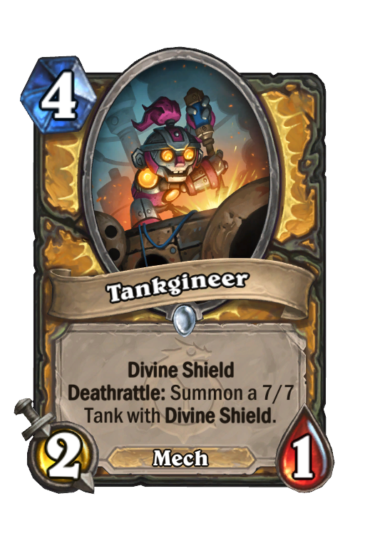 Tankgineer Hearthstone kártya