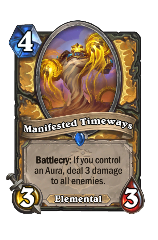 Manifested Timeways Hearthstone kártya