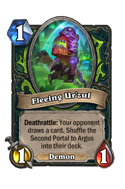Fleeing Ur'zul Hearthstone kártya